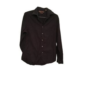 Perry Ellis Men's Houndstooth Shirt